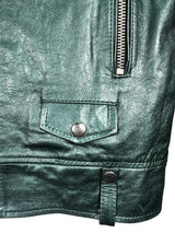 Chaqueta Estilo Biker Cuero