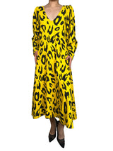 Vestido Amarillo Animal Print