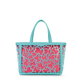 Bolsa mediana Kaos Shock Reversible coral-menta