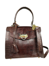 Bandolera Cuero Croco
