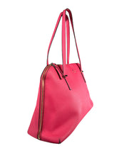 Cartera Fucsia Cuero Saffiano