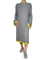 Vestido Sweater Bicolor