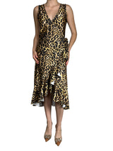 Vestido Wrap Animal Print