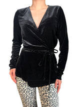 Blusa Wrap Velvet
