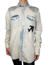 Camisa Tachas Algodón