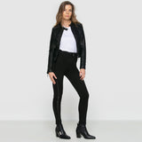 Jeans Pixie Black Stripe