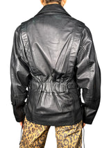 Chaqueta Cuero Estilo Biker