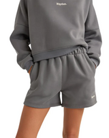 Shorts Logo Fleece Charcoal