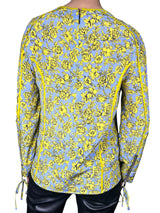 Blusa Flores Seda