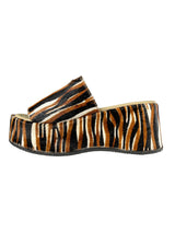 Sandalias Piel Animal Print