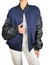 Chaqueta Bomber Cuero