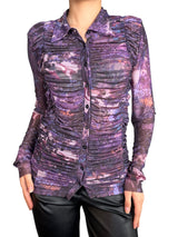 Blusa Traslúcida Estampada