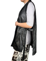 Chaqueta Sin Mangas Cuero