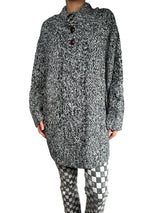 Sweater Blanco Con Negro