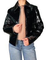 Chaqueta Cuero Acharolada