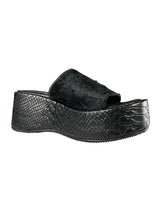 Sandalias Piel Negra