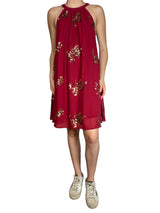 Vestido Burdeo Lentejuelas