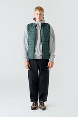 Parka Verde Oscuro Sin Mangas Hombre - Sin Batería