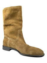 Botines Cuero Gamuza