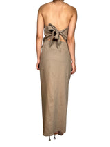 Vestido Capadoccia Tostado Lino