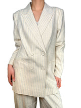 Set Blazer Y Pantalón Brillos MARQUIS X MARIA PAZ BLANCO