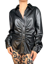 Blusa Eco cuero PLUS SIZE