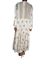 Vestido Block Gold Long
