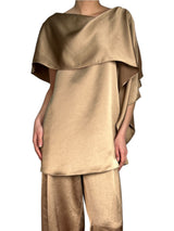 Set Blusa Y Pantalón Satinado