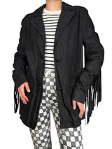 Chaqueta Cuero Flecos