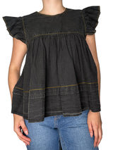 Blusa Negro Gastado