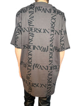 Polera Oversize Logo Grid