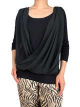 Sweater Taybar Sheer Cowl