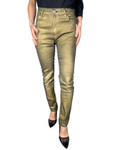 Jeans Slim Metal Gold