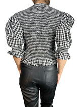 Blusa Safi Black Vichy