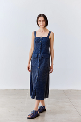 Vestido Largo Abotonado Algodón