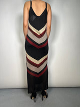 Vestido Fibras Metalizadas