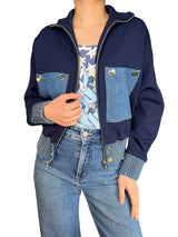 Chaqueta Bomber Tejida
