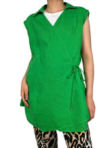 Blusa Wrap Lino PLUS SIZE