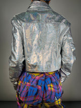 Chaqueta Cuero Glitter