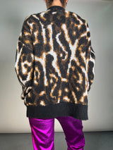 Cardigan Animal Print
