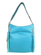 Bolso Cuero Turquesa