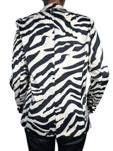 Blazer Print Zebra