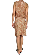 Vestido Animal Print Traslúcido