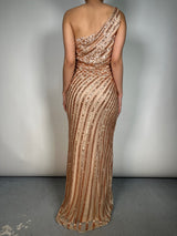 Vestido Lentejuelas Rose Gold