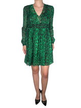 Vestido Animal Print Verde