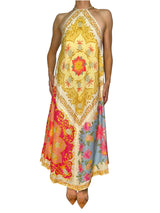 Vestido Halter Lurex