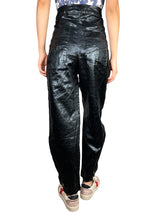 Pantalones Negro Metalizado