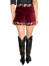 Shorts Velvet Bordado