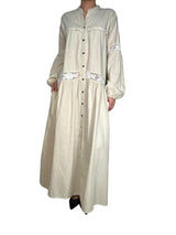 Vestido Camisero Beige