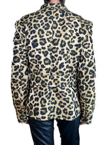 Chaqueta Jacquard Leopardo